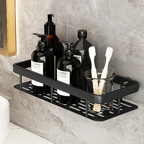 Arena Self Adhesive Bathroom Shelf for Wall Shelf Organizer Wall Mounted Bathroom Shelves Rack Holder Stand for Bathroom Accessories Organiser Without Drill (Multi, Pack of 2)