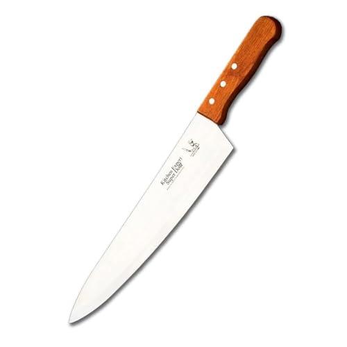 Japanese Chef Knife High Carbon Steel Butcher Knife, Meat Cleaver & Boning Knife Kitchen with Ergonomic Handle for Cutting Meat, Bone, Fish & Vegetables, Fruits (Pack of 1) (001_C)