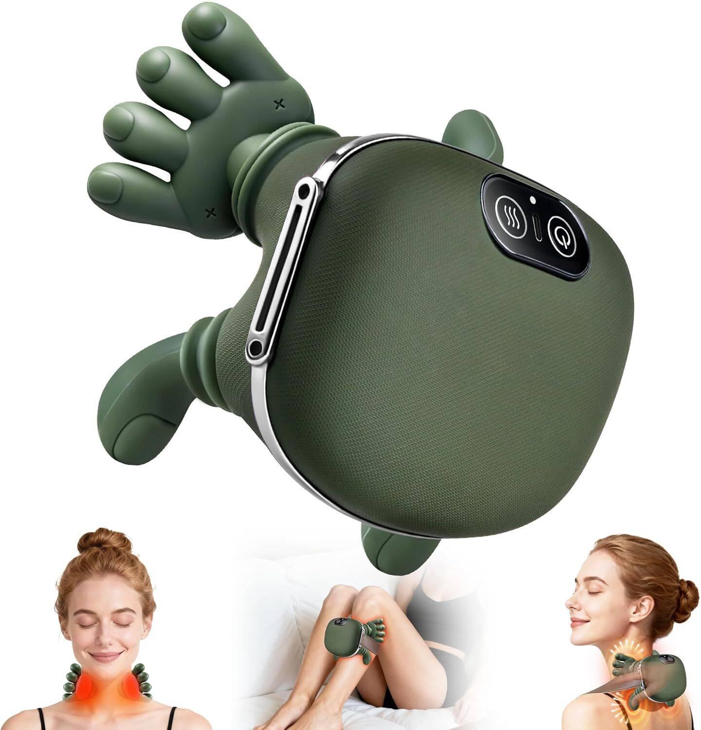 Nizix 4D Deep Kneading Electric Neck Back Massager with Heat Therapy