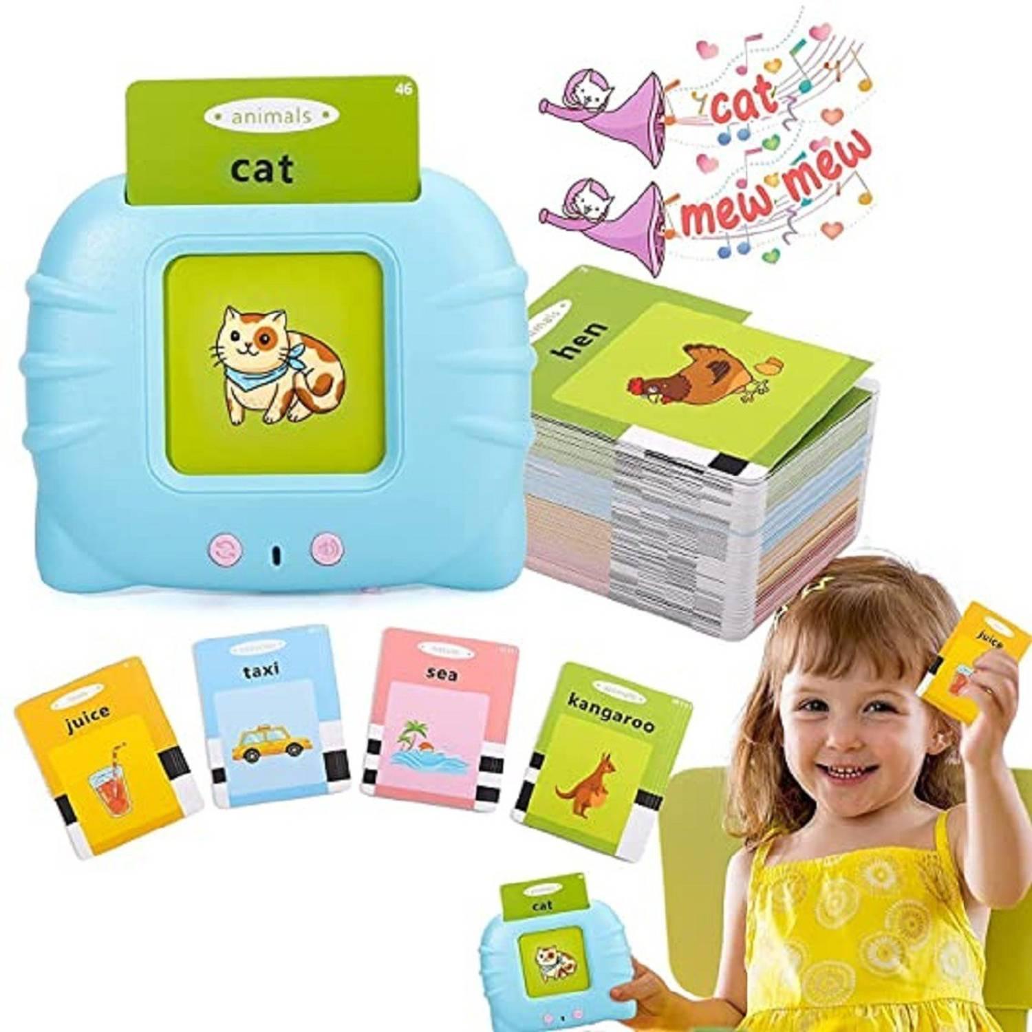giftsrus Kids Flash Card Reader Learning Machine-Rechargeable Talking Educational Toy