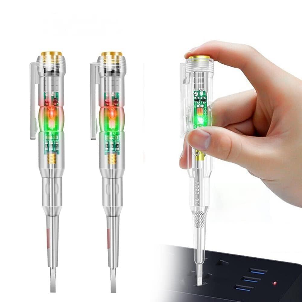 Digital Voltage Tester Screwdriver with LED Light Electric Line Tester Pen