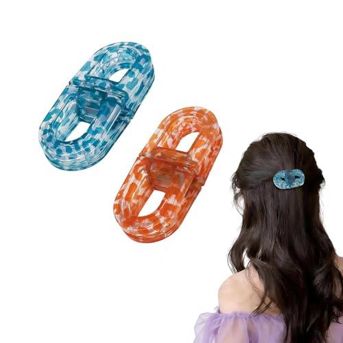 2-3 Pcs Magnetic Hair Clip - Detachable Magnetic Clips for Hair, Women's Fashion Hair Accessories - No Crease Hair Accessories for Daily Hairstyle (3 Pcs (Multicolor B))