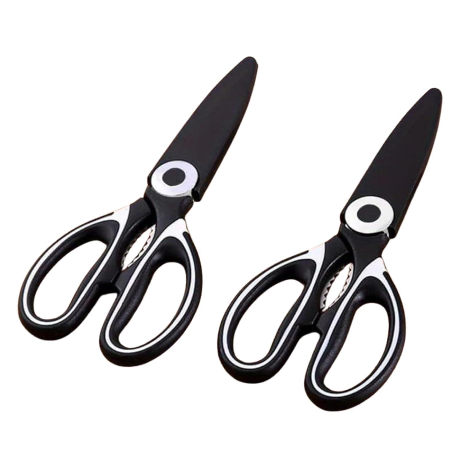 Multi Purpose Made in Japan Kitchen Scissors, Premium Stainless Steel Food Scissors Solid Kitchen Shears for Meat Seafood