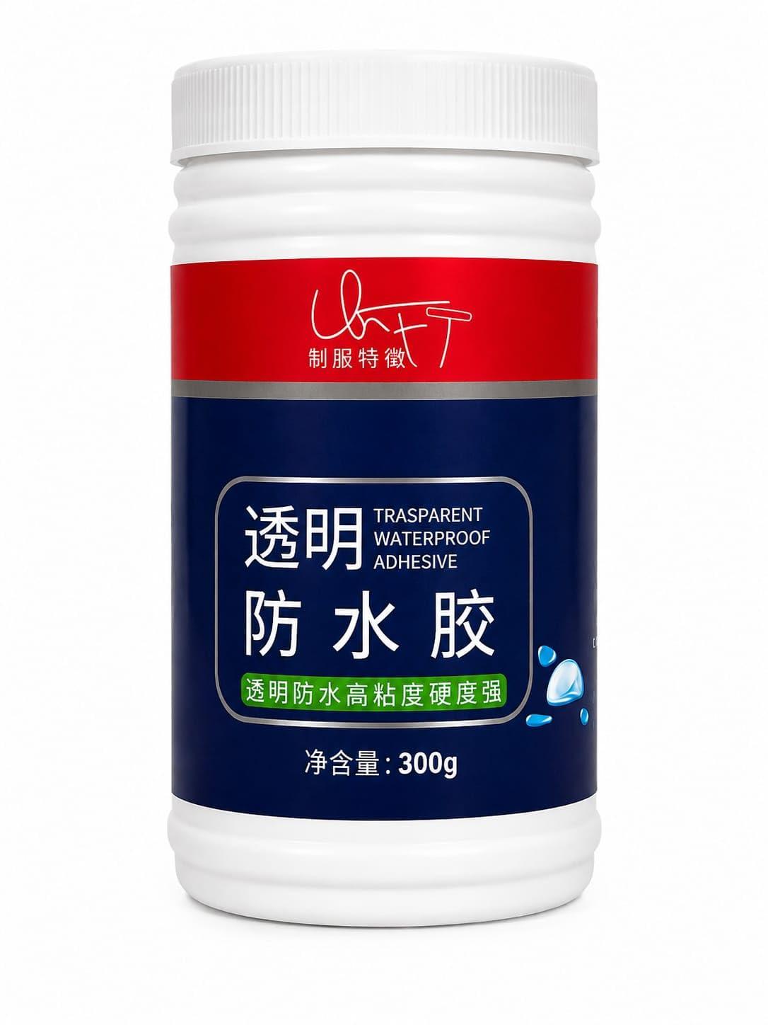 MR Transparent Waterproof Adhesive 300g | Roof Leak Repair Waterproof Sealant | Anti Leakage Clear Glue for Wall, Bathroom & Terrace Cracks
