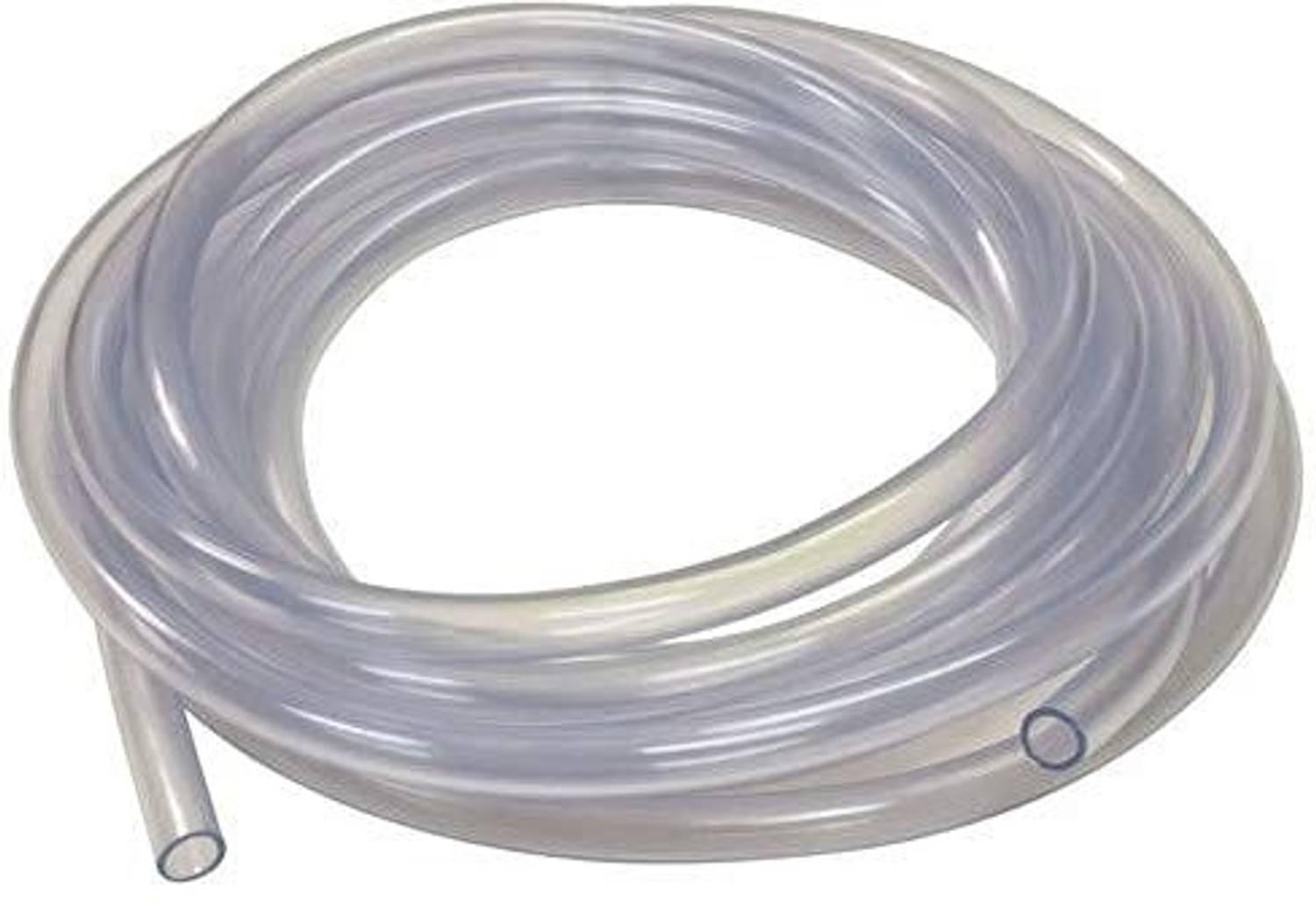 Implemental Transparent Pipe 8mm ID X 10mm OD Tubing Water Hose Pipe Transparent (5m Roll) Hose Pipe
