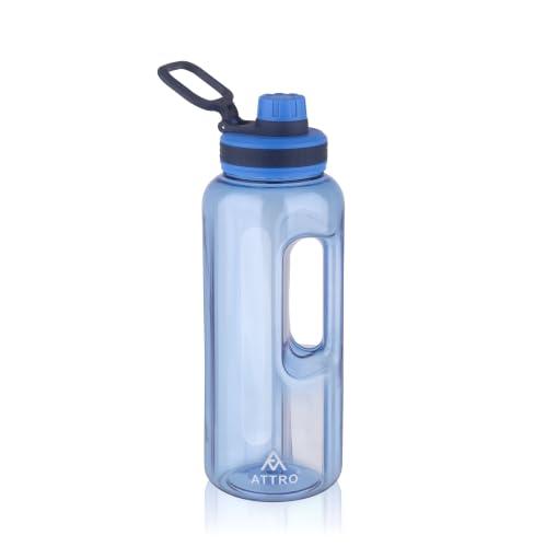 ATTRO Gym Pro Water Bottle, 1300ml Sports Water Bottle for Gym, Travel & Daily Hydration, Reusable Bottle with Secure Cap, Lightweight Design- Purple