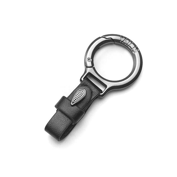 Unisex Leather Belt Loop Keychain | Car Key Holder | Durable Keyring for Men & Women (Pack of 1, Multicolor)