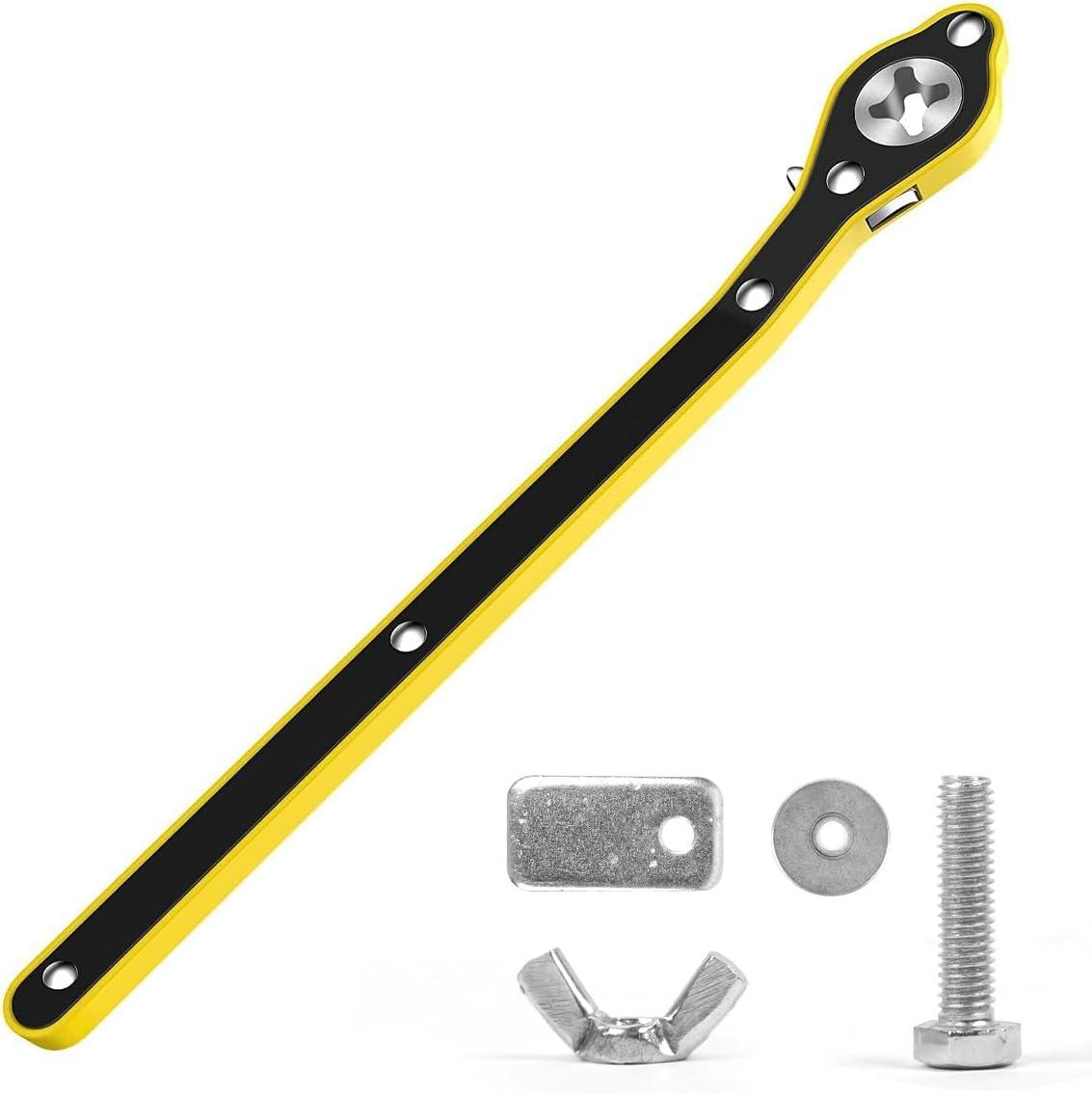 Original Universal Car Jack Ratchet Wrench|360 Forward and Reverse knob Labor-Saving Design|Scissor Jack Lift Speed Handle Tool|Jack Lug Handle Tool|Tire Wheel Jack Wrench
