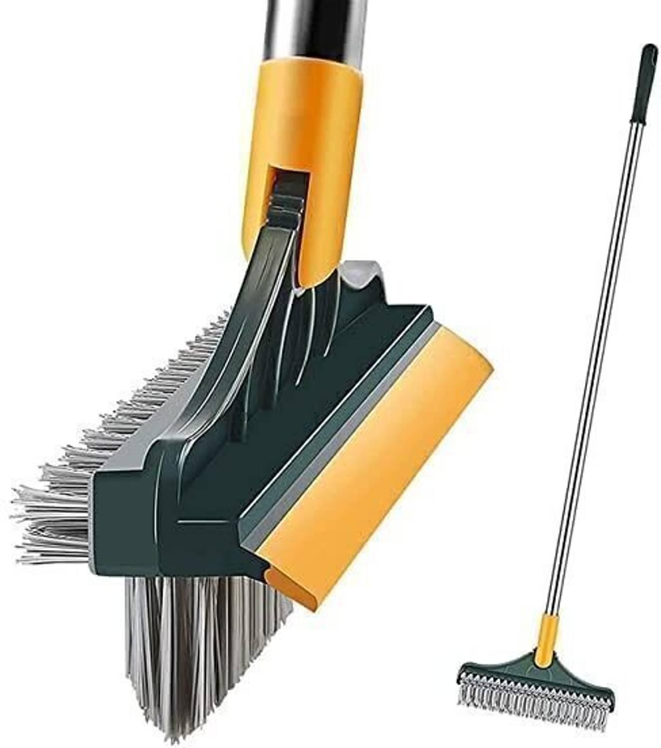 DevamEnterprise 3 in 1 Bathroom Cleaning Brush with Wiper