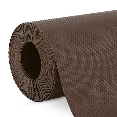 CANWAY® (45cm x 3M) Food Grade Non-Slip Drawer & Shelf Mat | Waterproof, Washable Shelf Liner for Kitchen Cabinets, Cupboards, Fridge & Bathroom Shelves | Grey