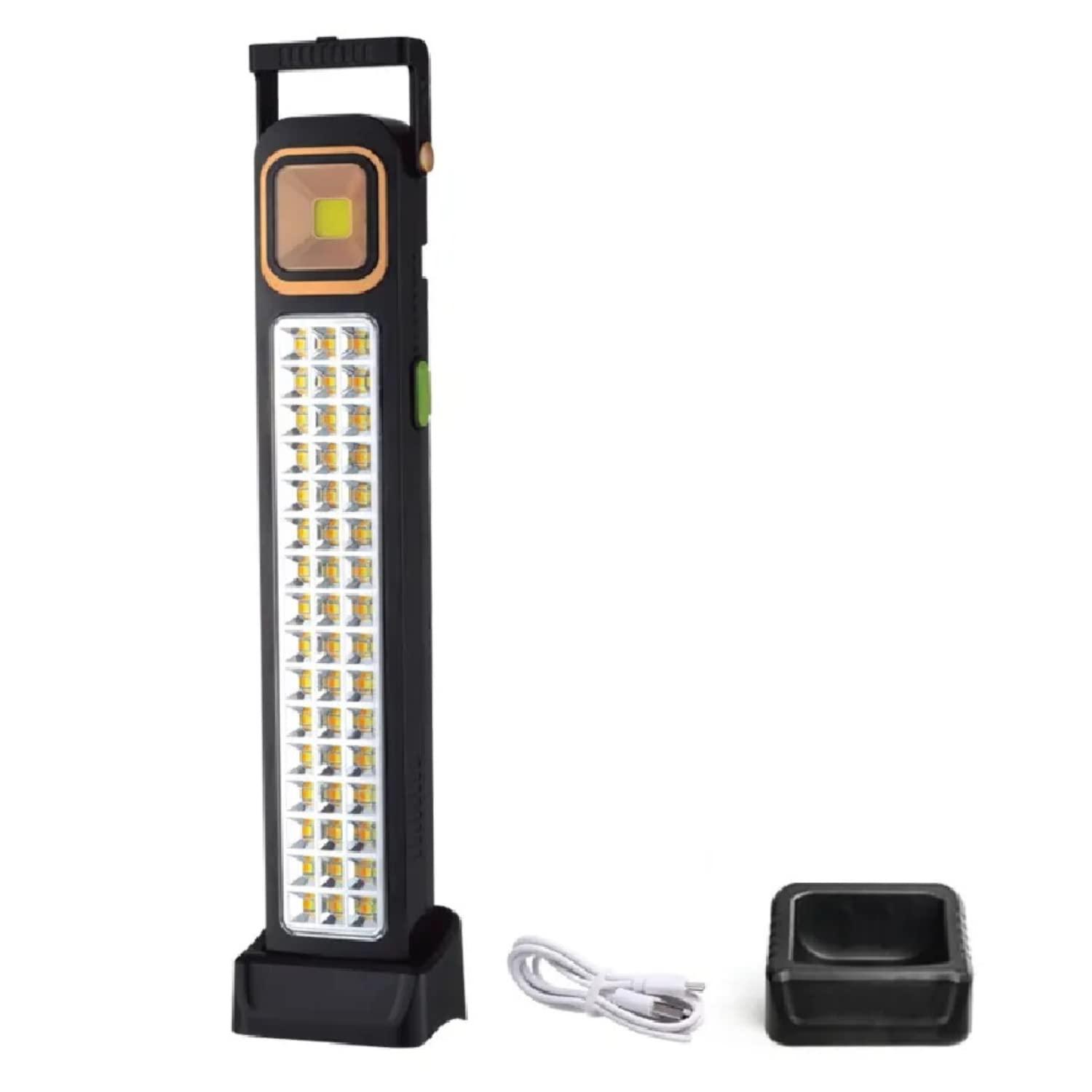 SHALVI 5 Light Modes /48 Dual Color LED/30W COB USB Rechargeable Emergency Solar Light (ABS, 45W)