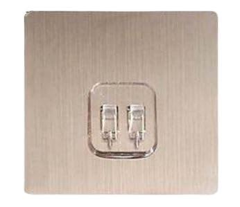 Golden Adhesive Suction Hanger Sticker, Heavy-Duty Wall Hook, 7x7 Inch, for Bathroom, Kitchen & Home