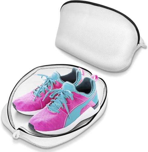 Shoe Wash Bag for Washing Machine – Premium Mesh Laundry Bag with Durable Zip | Reusable Storage Bag for Sneakers, Trainers, Socks, Bras & Clothing(1)